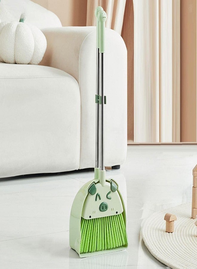DHVYANT MART Kid's Long Handle Broom and Dustpan Set | Little Housekeeping Cleaning Tool | Pretend Play Toy | Suitable for Various Small Areas | Ideal for Toddler Boys & Girls | Multicolor - Image 4